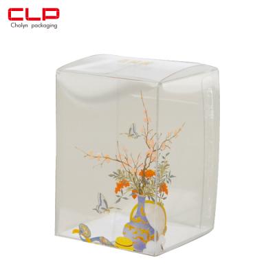 China Excellent Quality Customized Recycled Materials CLP Logo PET Plastic Box Transparent Exquisite Printing Gift Box for sale