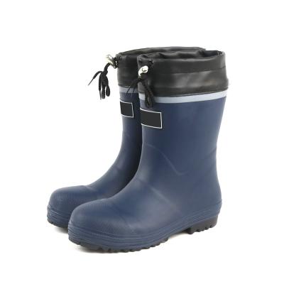 China Hot sale soft and comfortable fashionable cheap men's half rainboots anti puncture safety rubber boots men anti puncture for sale