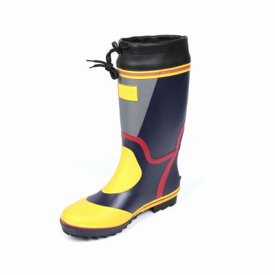 China Anti Puncture Skid And Anti Puncture Men Rubber Half Boots Acid Resistant Protective Men Rainboots For Work for sale