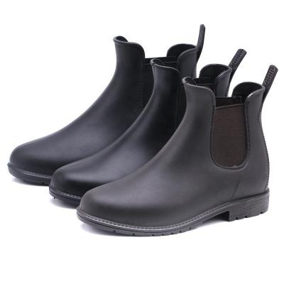 China New Design Fashional Factory Direct Selling Ankle Rain Boots Women Wholesale PVC Shoes for sale