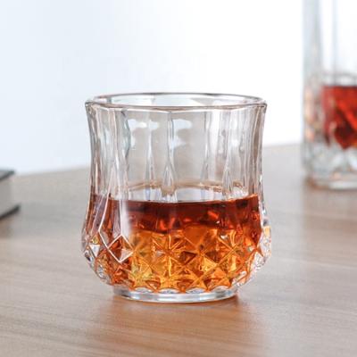 China Wholesale Diamond Design Hotel/Restaurant/Club/Whiskey Glass Crystal Tumbler Bar/Home Bulk Order for sale