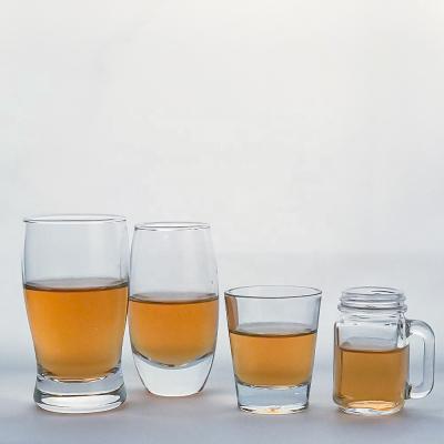 China Free Sample Ready Stock Glass Whiskey Shots Mug Beer Tasting Dessert Shot Glass Glass Mug for sale