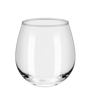 China Free sample viable wholesale customized stemless glass from usa market for sale