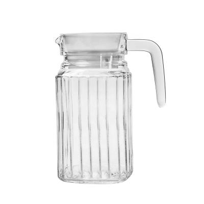 China 0.5L Glass Jug Viable Beer Jugs Glass Juice Water Pitcher for sale