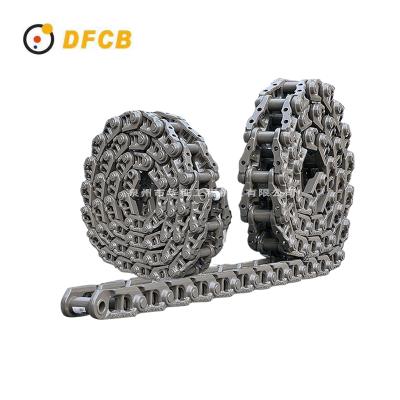 China Other Heavy Duty HCR120 Drilling Track Chain Gray Crawler Drilling Chain Spare Parts for sale