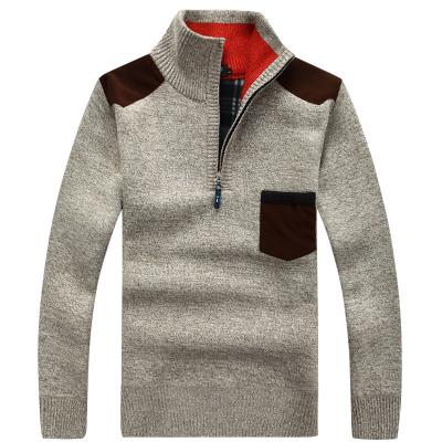 China 2019 Latest Anti Shrink Sweater Designs For Men, 1/4 Zipper Sweater Man Sweater Wool Pullover for sale