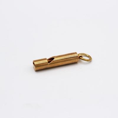 China Any Custom Brass Whistle For Outdoor Survival Emergency Aid Safety Whistle for sale