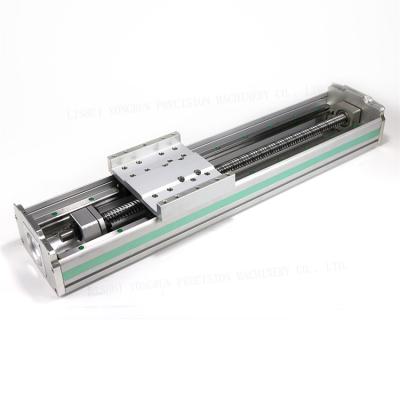 China 3D Printer Motorized Linear Guide Rail Systems With Aluminum Linear Rail For XYZ Linear Stage for sale