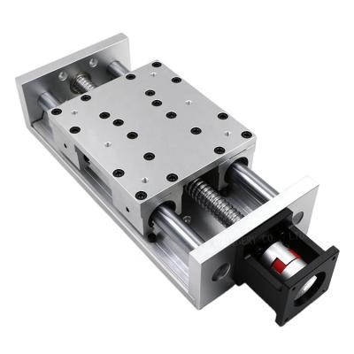 China CNC Machining Parts Durable Linear Module Linear Guides Slides Effective 100mm Linear Stage for sale