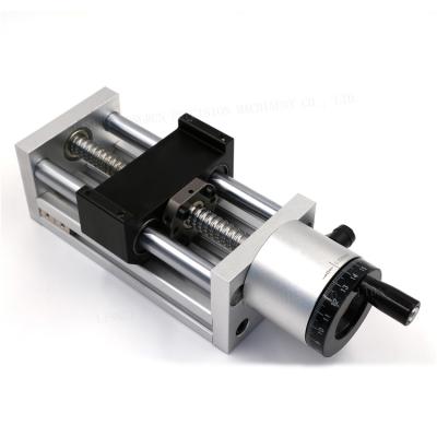 China 100mm Screw Driven Stage Linear Slide Motion Linear Table Manual Linear Module YR-GZS90K for sale