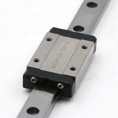 China Soft Motion High Rigidity Miniature Linear Guides MGN C Square Block Type for sale