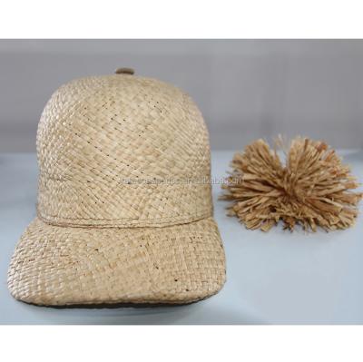 China Picture girls natural color raffia braid straw hats, summer hats, caps hats with flower on top for sale