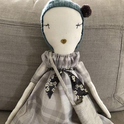 China Soft Toy White Rag Doll DIY Made Of Fabric By Kids 14