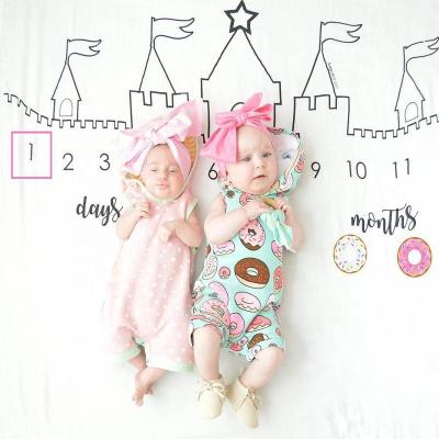 China DIY TOY Baby Monthly Milestone Blanket for sale