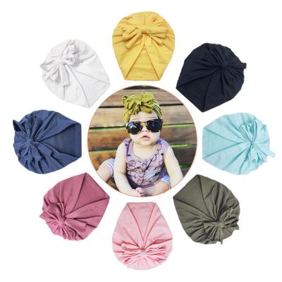 China DIY TOY Newborn Baby Headband Headwear Turban Tied Bow Baby Hair Accessories Hair Bands For Babies Toddler Elastic Head Bandages for sale