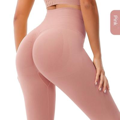 China OEM 2023 Breathable Expel Leggings Gym Women Workout Leggings Para Mujer High Waist Yoga Pants Wear Crac! crack! fitness leggings seamless for sale