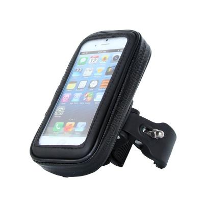 China Bike Handle Bar Mobile Phone Mount Zipper Adjustable Bike Motorcycle Mobile Phone Holder Waterproof Bag Raining Proof for sale