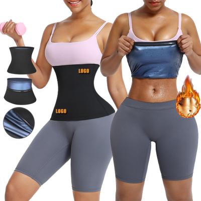 China Wholesale Custom Fat Burning Trainer Breathable Slimming Sauna Suit Fitness Sweat Belt Women Waist Shaper for sale