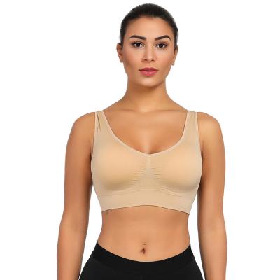 China New Women's Yoga Bra Underwear Top Fitness Casual Seamless Sports Bra for sale