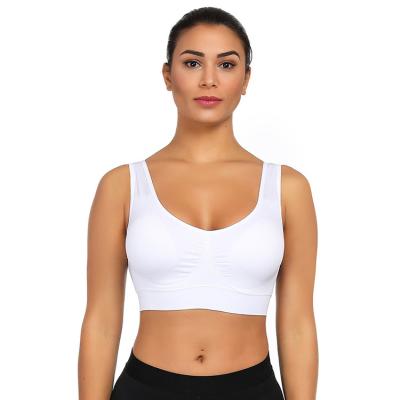 China Casual High Quality Fabric No Steel Ring Women Underwear Sleep Bra Sports Seamless Bra for sale