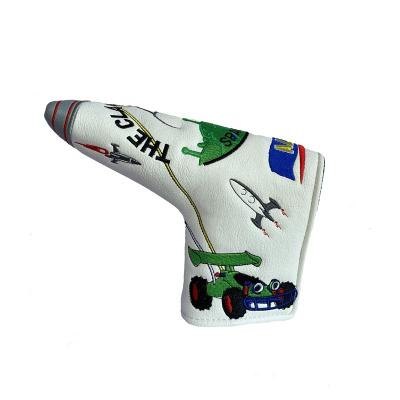 China Eco-friendly OEM Custom Design Good Quality PU Leather Luxury Claw Golf Head Cover for sale