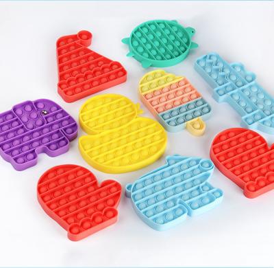 China Silicone Rainbow Sensory Figet Bubble Noise Push Anti Stress Anti Trigger Push Button Wiggles Toy Set Pack, For Kids for sale