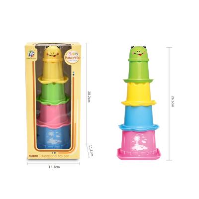 China Building Block Toy Baby Stacking Cups Toys Children's Toys Plastic Educational Toys for sale