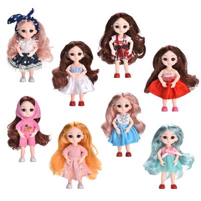 China Cartoon Toy Hot Selling 6 Inch Soft Silicone Vinyl Fashion Girl Doll Toys For Children for sale