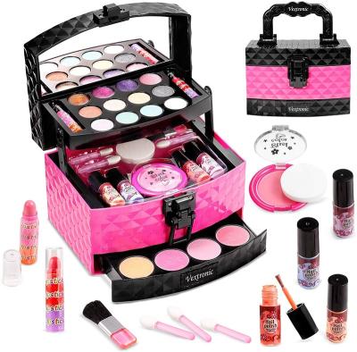 China Amazon Hot Items Kids Makeup Kit Toy Washable Non-Toxic Pretend Play Make Up Toys For Girl Cosmetic Toy Beauty Set Real Makeup Gift for sale