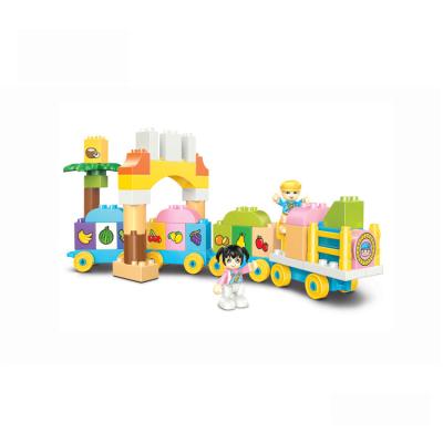 China With Pattern Printed Baby Toys Form 68PCS Big Size Educational Story Block Toys for sale