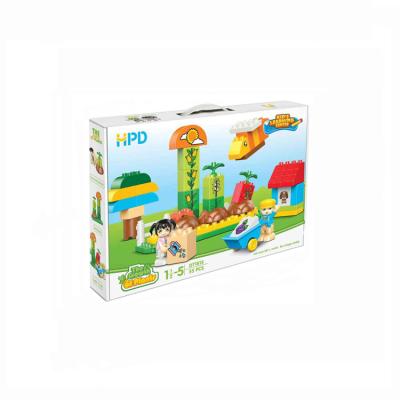 China Pretend Play Kids Learning Educational Model Plastic Building Blocks for sale