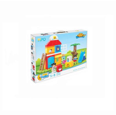 China Construction Toy Early Learning DIY Educational Plastic Building Blocks for sale