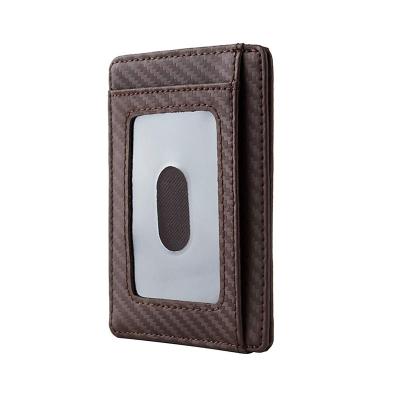 China Wholesale RFID Factory Carbon Fiber Wallet Carbon Fiber Money Clip for sale