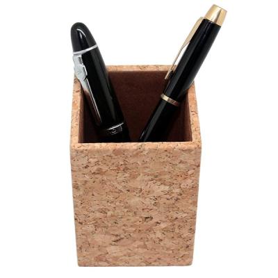 China Vegan Brown Cork Pencil Case Pen Holder by Boshiho New for sale