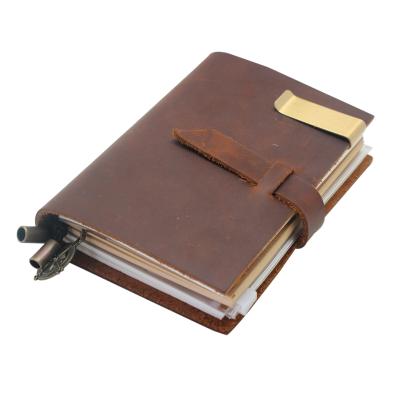 China Boshiho Eco-friendly Paper Journal Rawwriting Notebook Handmade Bound Notebook LeatherJournal Notebook for Men and Women for sale