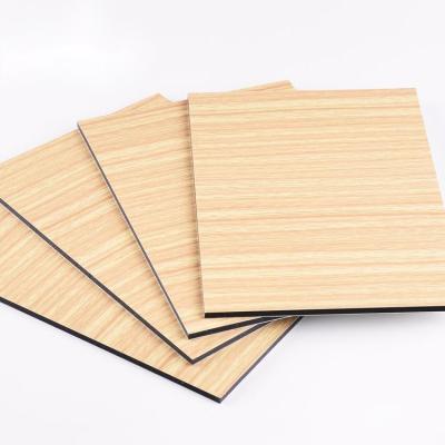 China Super Aluminum Compound Wall Panel Cladding Alucobond Color Chart Pantone Peel Strength Finish ACP Wood Panel for sale