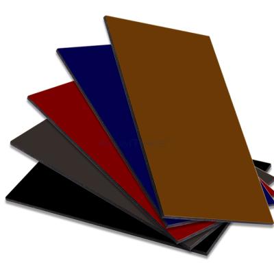 China China Wholesale Black ACP Mediterranean Sheets 2mm 3mm 4mm 5mm 6mm ACP Colors Aluminum Composite Panel for sale