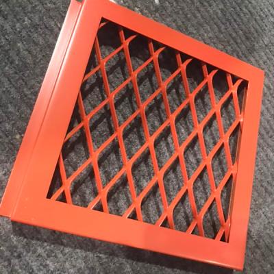 China Minimalist Aluminum Mesh Facade Panel Metal Hexagonal Hook-on Ceiling for sale