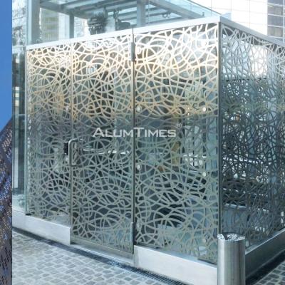 China Wholesale Modern Architectural Metal Laser Form Aluminum Screen Panel For Garden Fence Facade for sale