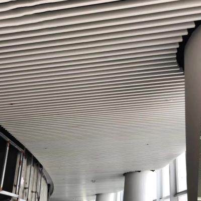 China Artistic Ceilings Baffle Metal TU Shaped Decorative Aluminum Ceiling for sale