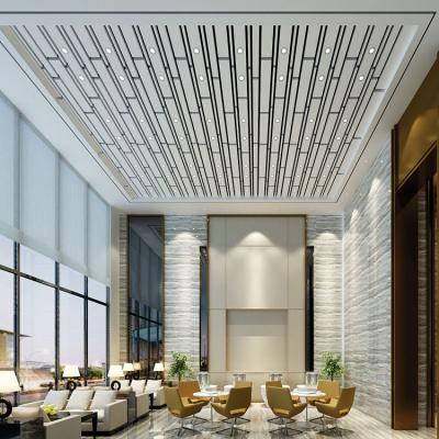 China Artistic Ceilings 2020 Perforated Aluminum Ceiling Tiles For Office Clip In Ceiling for sale