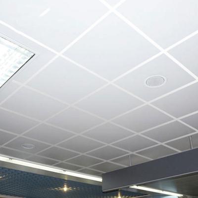 China Artistic Ceilings 595*595 / 585*585 Metal Drop Pattern In Aluminum Decorative Ceiling Panel Square 2x2 Ceiling Tiles for sale