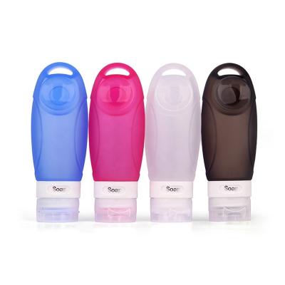 China Wholesale Reusable Eco Friendly Refillable Leak Proof Silicone Travel Bottle Cosmetic Set for sale