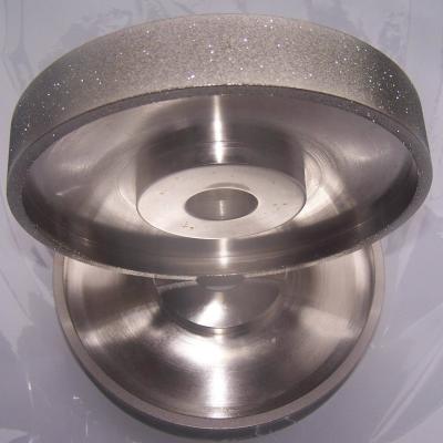 China Diamond Particle And Steel Customizable Diamond Grinding Wheel for sale