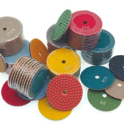 China Diamond Soft Grinding Pad For Stone And Tile Processing And Concrete Floor Treatment for sale