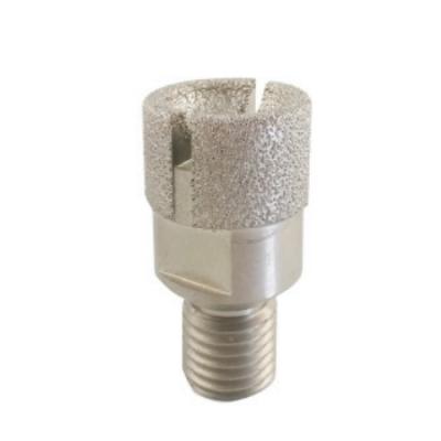 China 10-100mm Vacuum Brazed Finger Bit For Hard Material Grinding And Polishing for sale