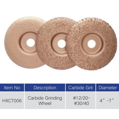 China Durable Brazed Carbide Grinding Wheel For Rubber And Wood Materials for sale