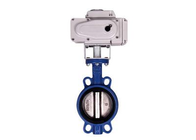 China Small Size BLWA Wafer Center Line Modulating Electric Butterfly Valve for sale