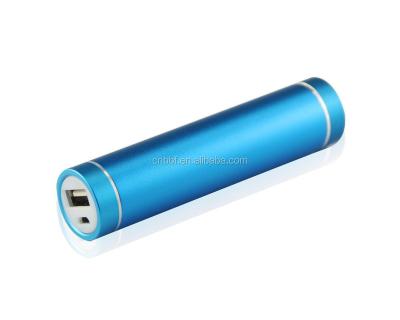 China Portable Metal Power Bank Battery Charger Supply External Phone 2600mAh Backup Power for sale