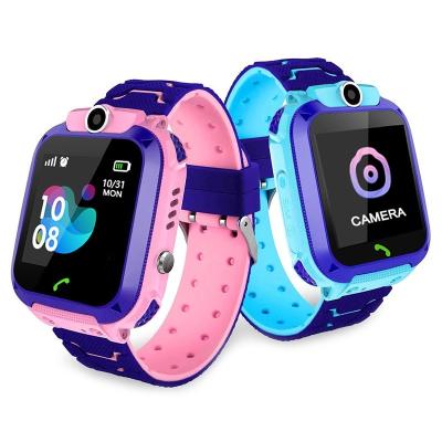 China Touch Screen Kids Calls Waterproof SmartWatches Anti Lost Kids GPS Finder Locator Watch Phone For IOS Android for sale